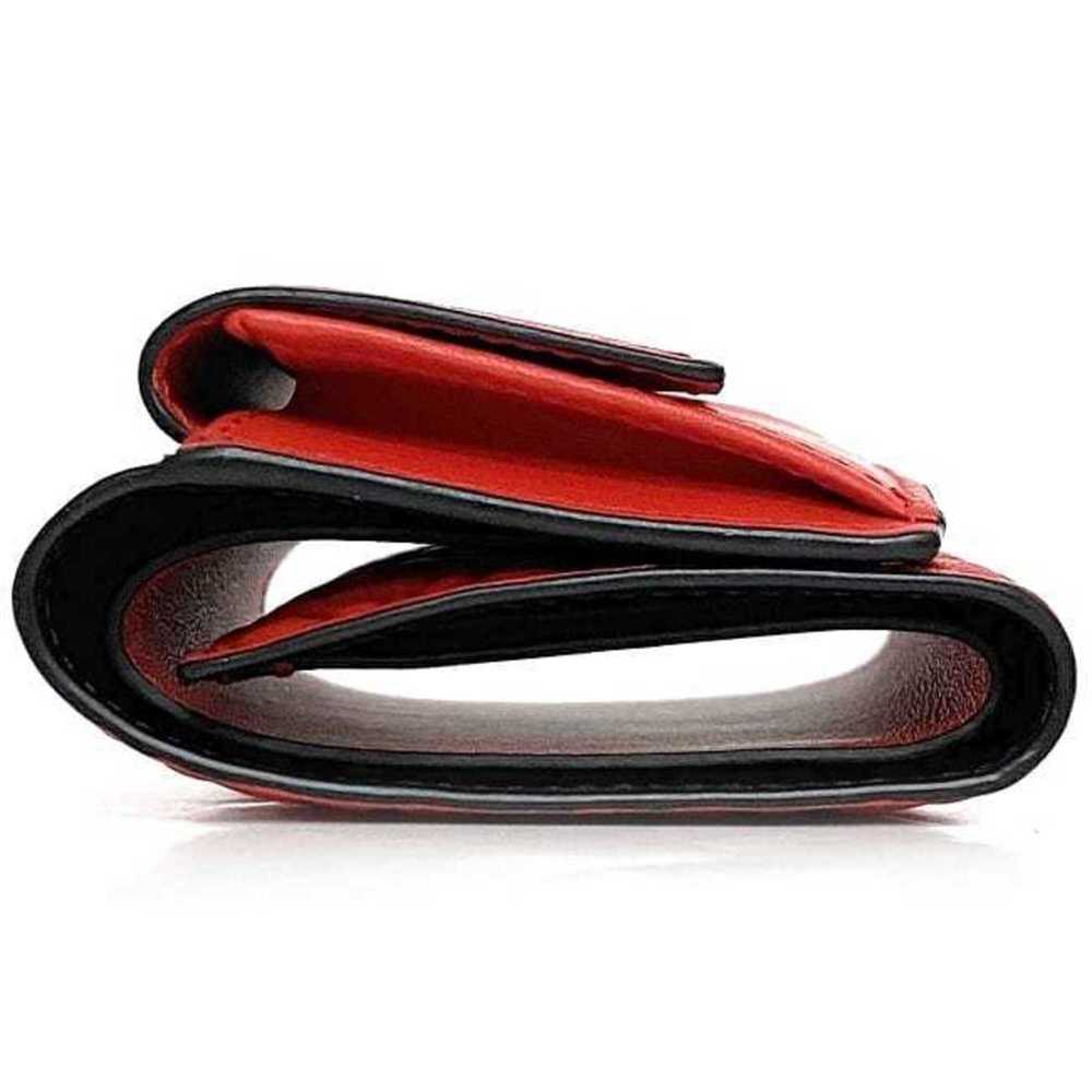 LOEWE Red Leather Wallet - Picture 4 of 11
